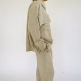 The Pari Pant in Toast