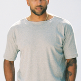 The Khai Tee in Heather Grey
