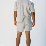 The Ada Tennis Short in Heather Grey