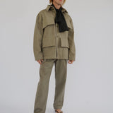 The Pari Jacket in Taupe