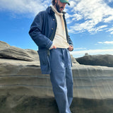 The Una Paperbag Pant in Navy