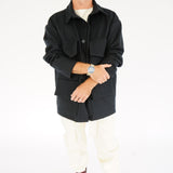 The Pari Jacket in Navy Wool