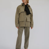 The Pari Pant in Taupe