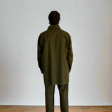The Nico Denim Jacket in Olive