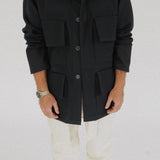 The Pari Jacket in Navy Wool