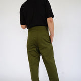 The Una Paperbag Pant in Olive
